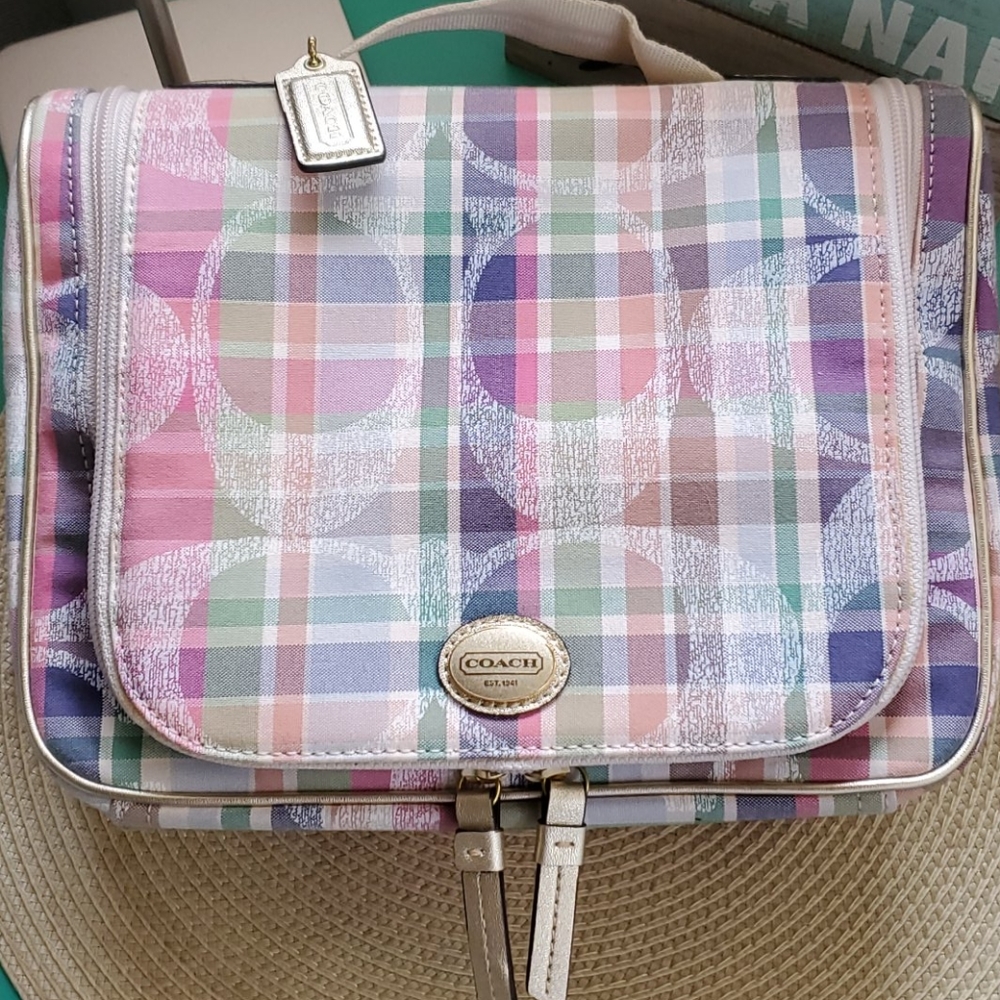 Coach toiletry/cosmetic bag